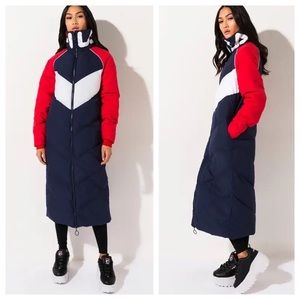 fila uo exclusive nariko cropped puffer jacket